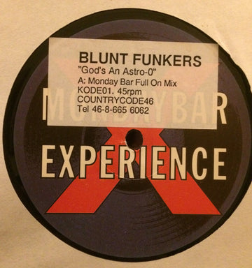 Blunt Funkers : God's An Astro-ø (12", Promo)