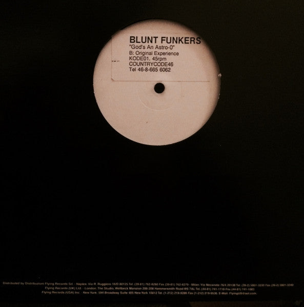 Blunt Funkers : God's An Astro-ø (12", Promo)