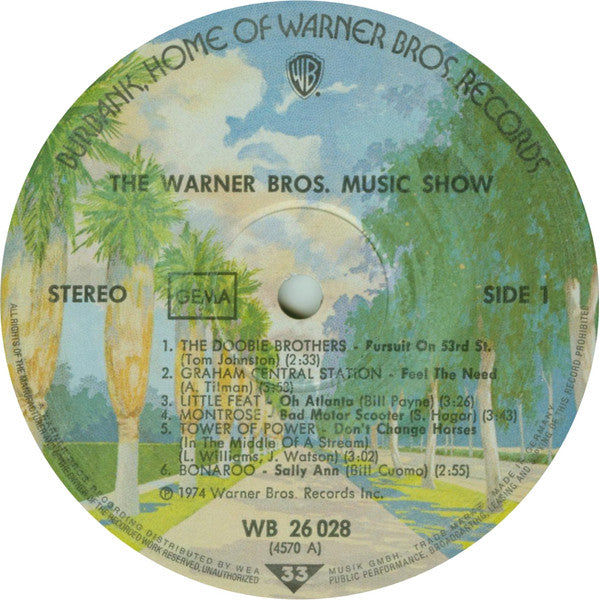 Various : The Warner Bros. Music Show (LP, Comp)