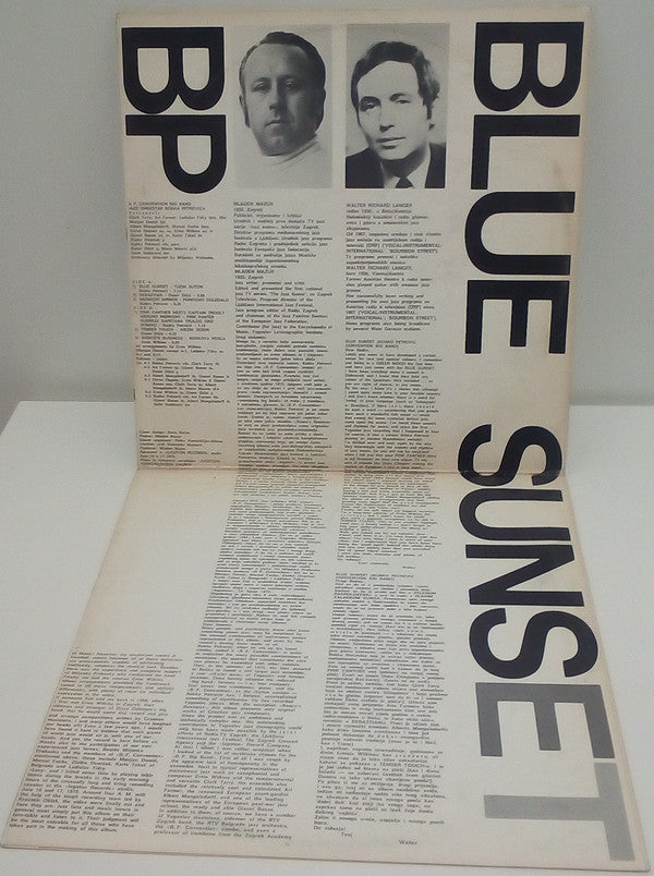 B. P. Convention Big Band : Blue Sunset (LP, Album, RE, RP, Gat)