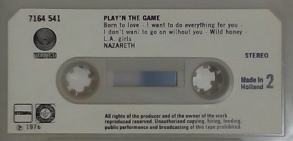 Nazareth (2) : Play 'N' The Game (Cass, Album)