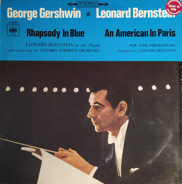 George Gershwin - Leonard Bernstein, New York Philharmonic : Rhapsody In Blue / An American In Paris (LP, RE)