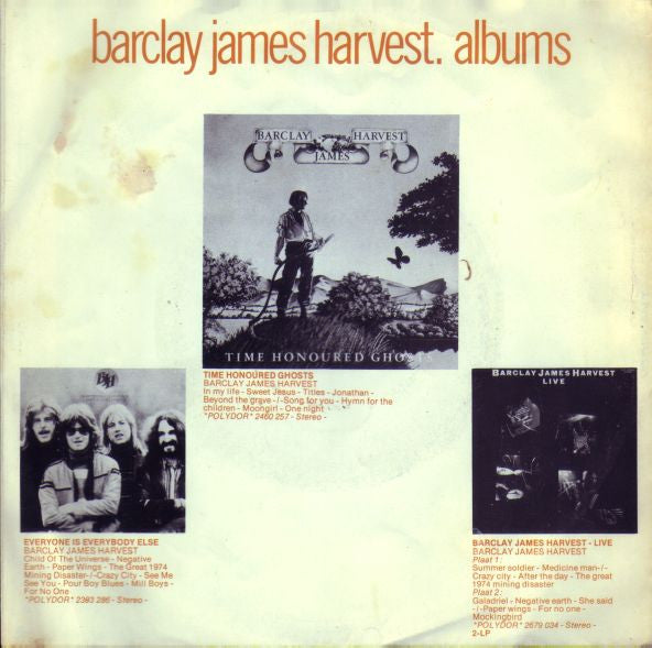Barclay James Harvest : Titles (7", Single)