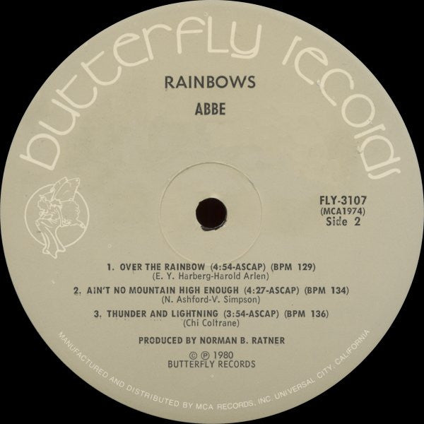 Abbe Lane : Rainbows (LP, Album)