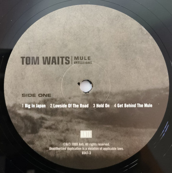 Tom Waits : Mule Variations (2xLP, Album, RE, RM, 180)