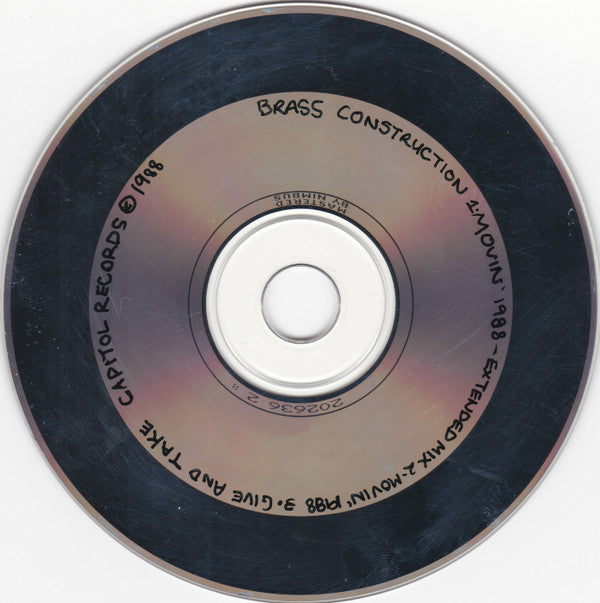 Brass Construction : Movin' - 1988 (CD, Maxi)