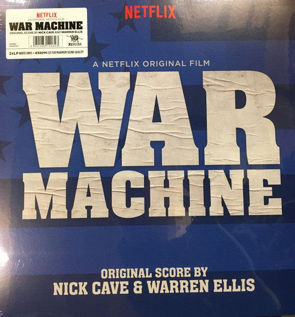 Nick Cave & Warren Ellis : War Machine (Original Score) (2x12", Album, Whi)