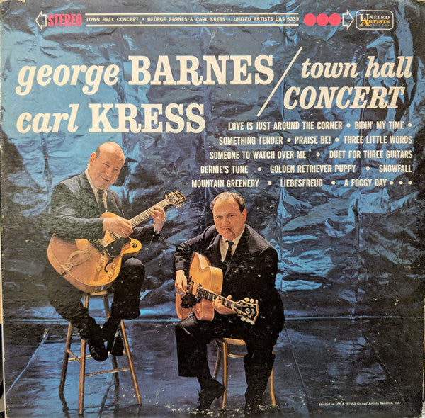 George Barnes, Carl Kress : Town Hall Concert (LP, Album)