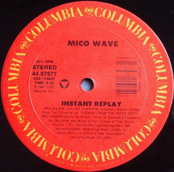 Mico Wave : Instant Replay (12")