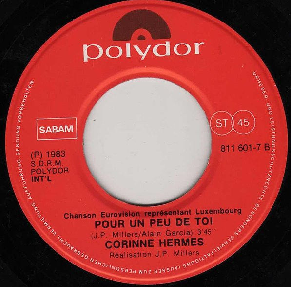 Corinne Hermès : Si La Vie Est Cadeau (7", Single)