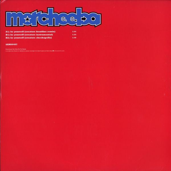 Morcheeba : Be Yourself (12", Promo)