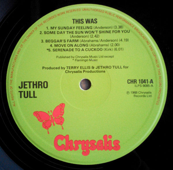 Jethro Tull : This Was (LP, Album, M/Print, RE, Gat)
