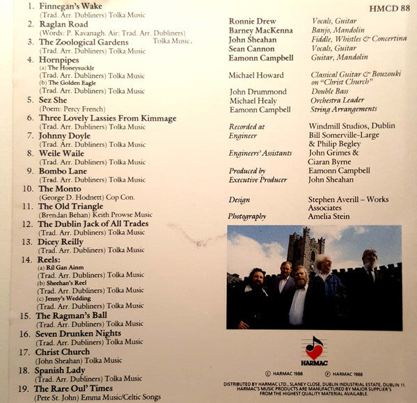 The Dubliners : The Dubliner's Dublin (CD)