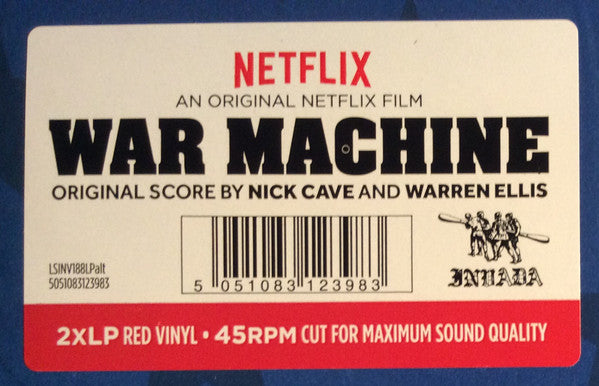 Nick Cave & Warren Ellis : War Machine (Original Score) (2xLP, Album, Red)