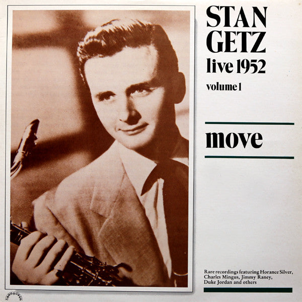 Stan Getz : Live 1952, Volume 1: Move (LP, Comp)