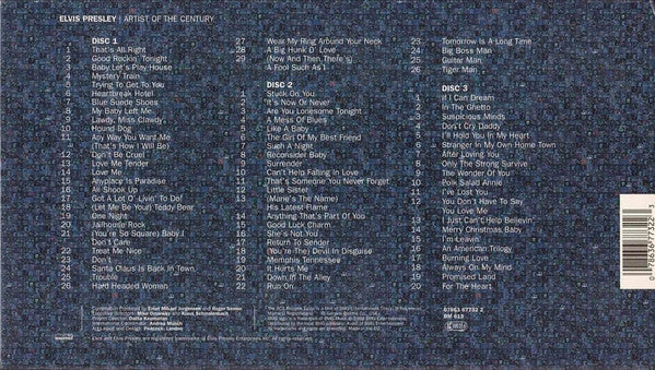 Elvis Presley : Artist Of The Century (Box + 3xCD, Comp, RM, Lon)