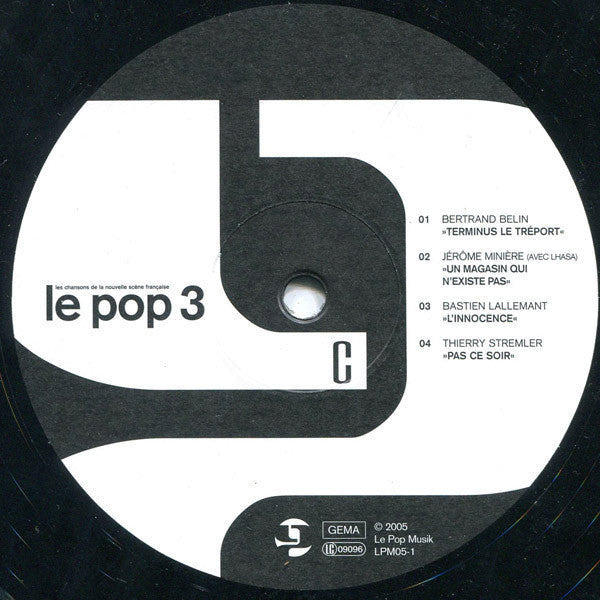Various : Le Pop 3 - Les Chansons De La Nouvelle Scène Française (2xLP, Comp)