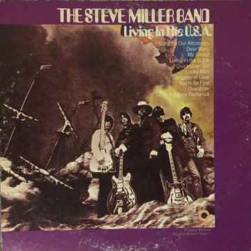 Steve Miller Band : Living In The U.S.A. (LP, Album, RE, Red)