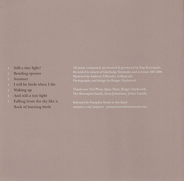 Jasper TX : In A Cool Monsoon (CD, Album)