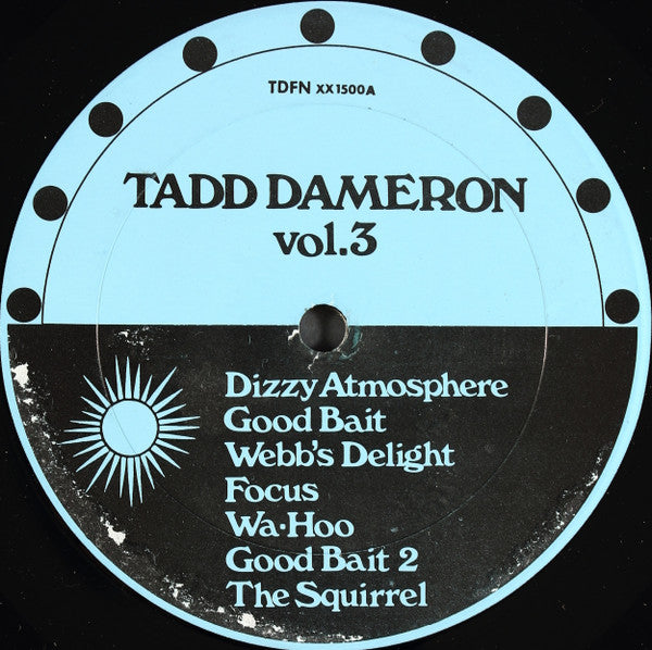 Tadd Dameron : Ultimate Tadd Dameron Vol.3 Royal Roost Nights Added Attraction Anita O'Day (LP)