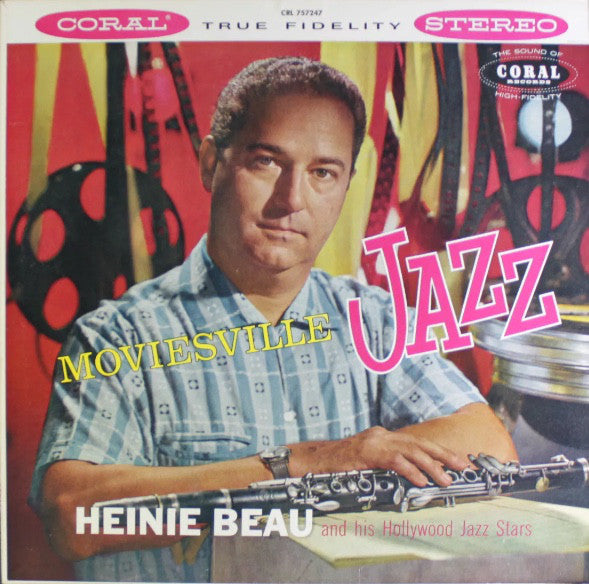 Heinie Beau And His Hollywood Jazz Stars : Moviesville Jazz (LP)