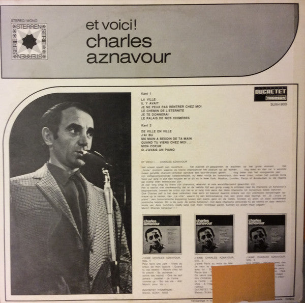 Charles Aznavour : Et Voici ! (LP, Album)