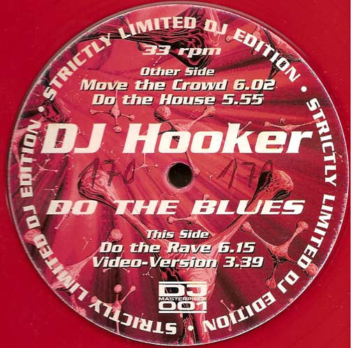 DJ Hooker : Do The Blues! (12", Ltd, Red)