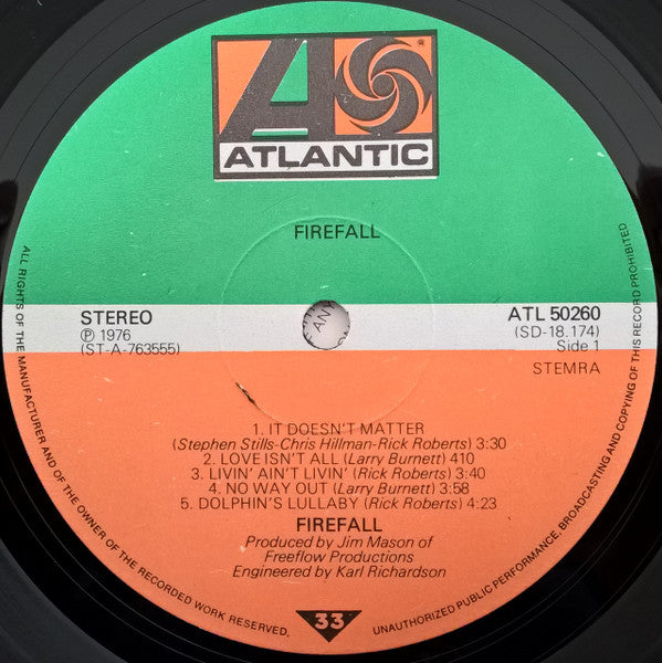 Firefall : Firefall (LP, Album)