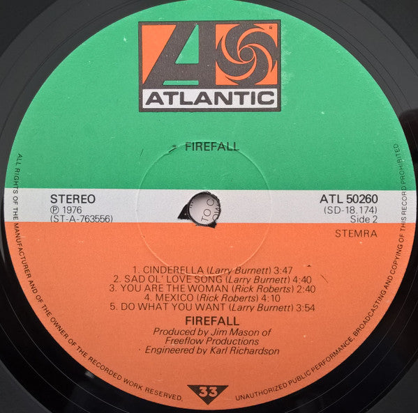 Firefall : Firefall (LP, Album)