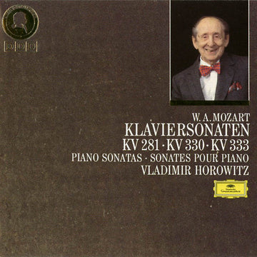 Wolfgang Amadeus Mozart, Vladimir Horowitz : Klaviersonaten KV 281 · KV 330 · KV 333 (Piano Sonatas ·  Sonates Pour Piano) (CD, Comp)