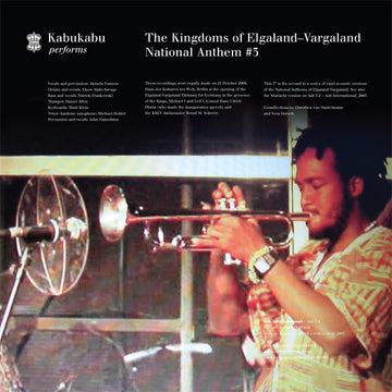 Kabu Kabu ~ Klezmer Chidesch : The Kingdoms Of Elgaland-Vargaland National Anthem #3 ~ #4 (7", Single, Ltd)