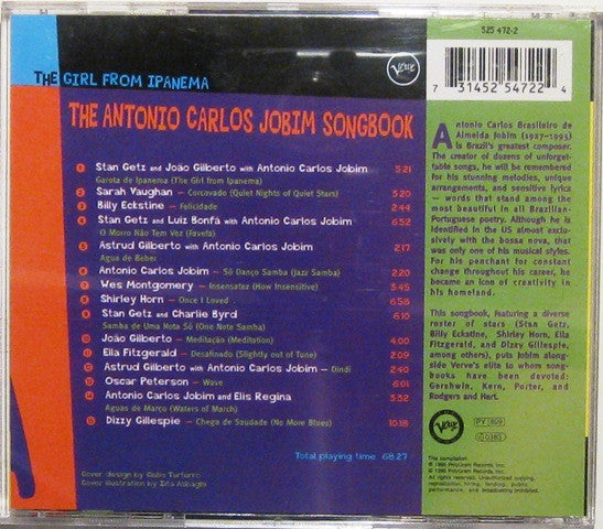 Various : The Antonio Carlos Jobim Songbook - The Girl From Ipanema (CD, Comp)