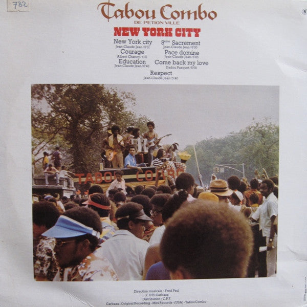 Tabou Combo : New York City (8th Sacrement) (LP, Album)