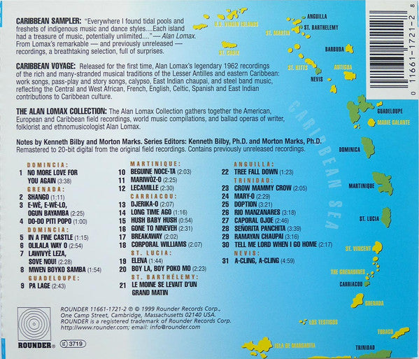 Various : Caribbean Voyage:  The 1962 Field Recordings - Caribbean Sampler  (CD, Comp)