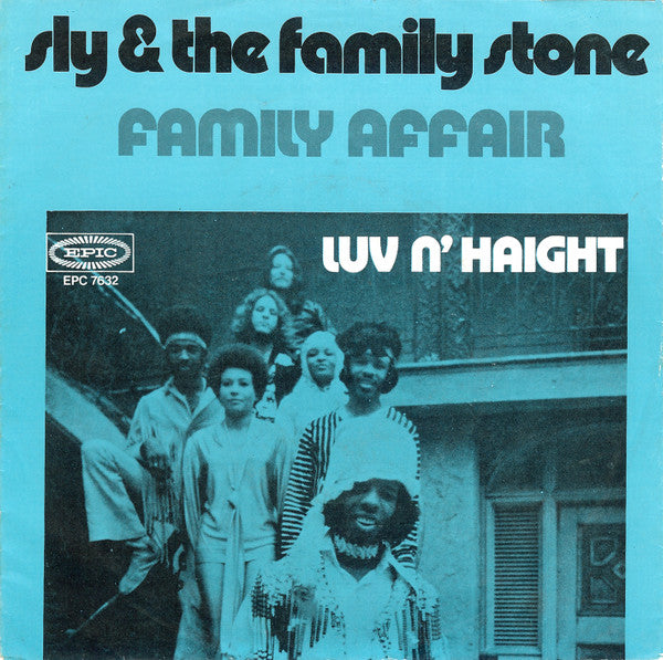 Sly & The Family Stone : Family Affair (7", Single)