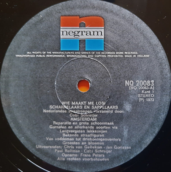 Various : Wie Maakt Me Los! Scharrelaars En Sappelaars (LP, Album)
