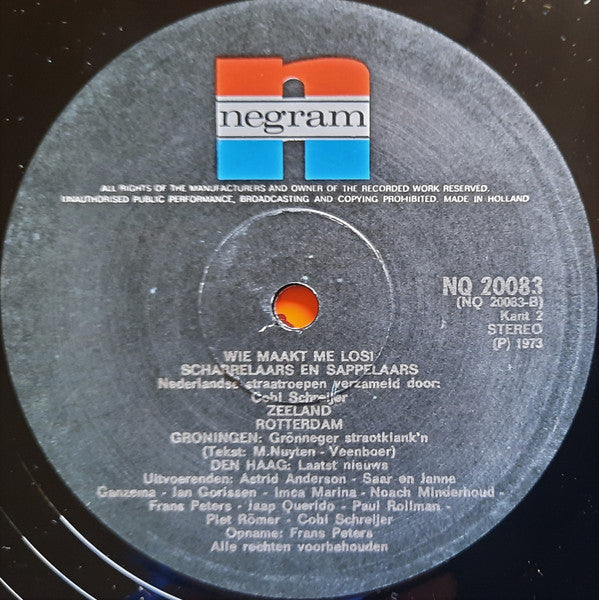 Various : Wie Maakt Me Los! Scharrelaars En Sappelaars (LP, Album)