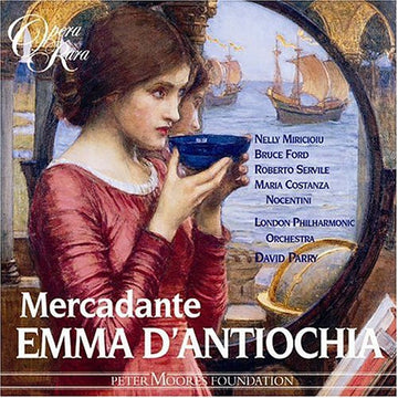 Giuseppe Saverio Mercadante, Nelly Miricioiu, David Parry, The Geoffrey Mitchell Choir, Philharmonia Orchestra, London Philharmonic Orchestra : Emma d'Antiochia (3xCD, Album)