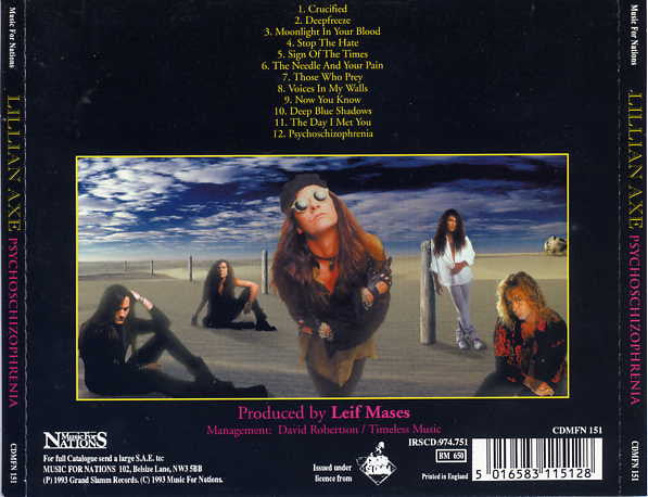 Lillian Axe : Psychoschizophrenia (CD, Album)