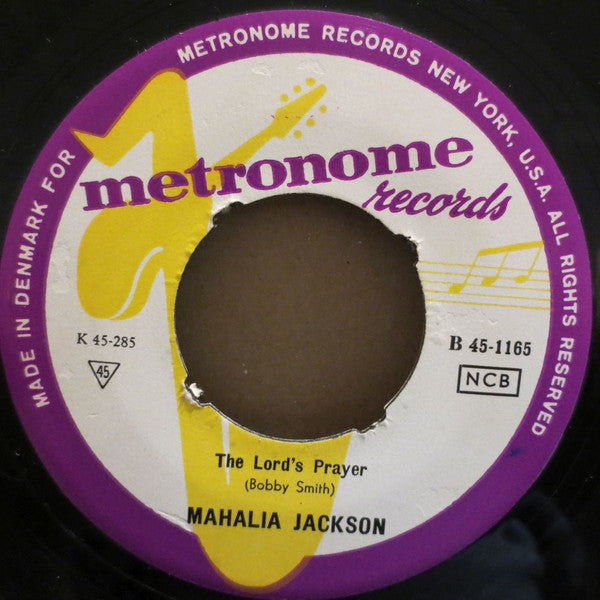 Mahalia Jackson : Silent Night / The Lord's Prayer (7", Single)