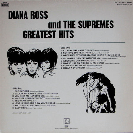 The Supremes : Greatest Hits (LP, Comp)