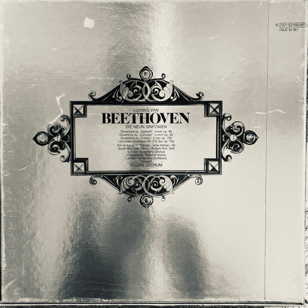 Beethoven*, Eugen Jochum, London Symphony Orchestra : Die Neun Sinfonien  (8xLP, Quad, SQ  + Box)