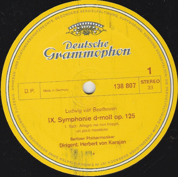 Beethoven* - Berliner Philharmoniker, Herbert von Karajan : IX. Symphonie / Symphonie Nr. 8 (2xLP, Album, RE + Box)