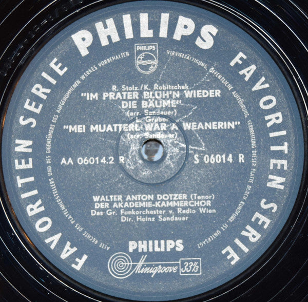 Carl Zeller, Robert Stolz, Ludwig Gruber : Der Vogelhändler - Operettenquerschnitt Et Al. (10", Comp)