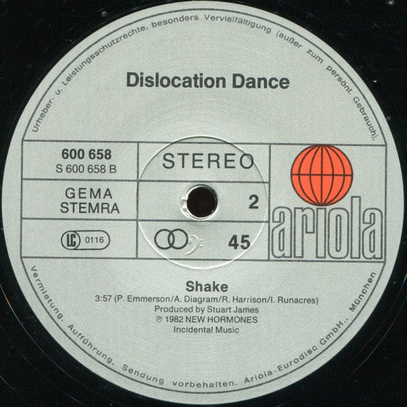 Dislocation Dance : Rosemary (12")