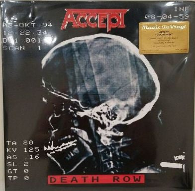 Accept : Death Row (2xLP, Album, Ltd, Num, RE, Red)