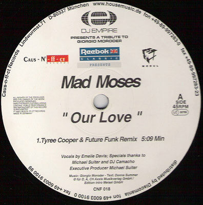 Mad Moses : Our Love (12")