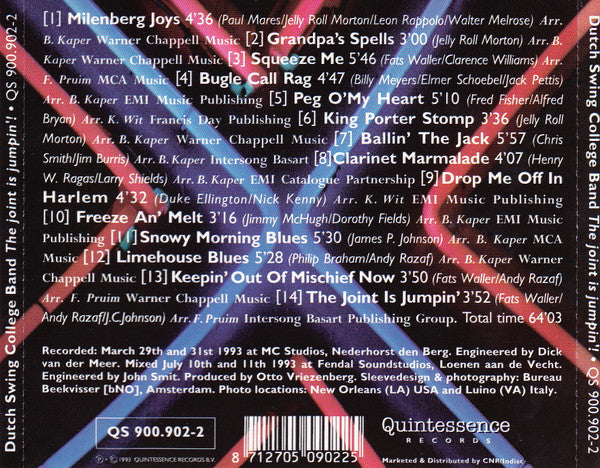 The Dutch Swing College Band : The Joint Is Jumpin'! (CD, Album)