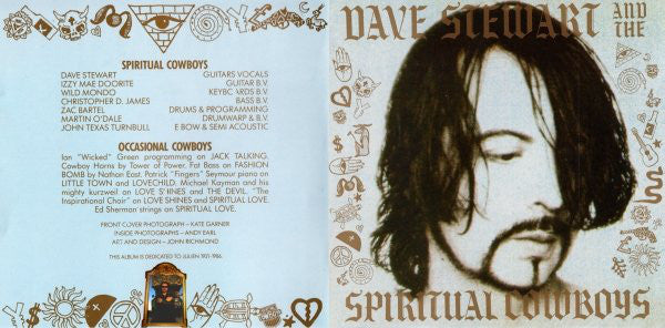 Dave Stewart And The Spiritual Cowboys : Dave Stewart And The Spiritual Cowboys (CD, Album)