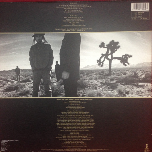 U2 : The Joshua Tree (LP, Album, Wit)